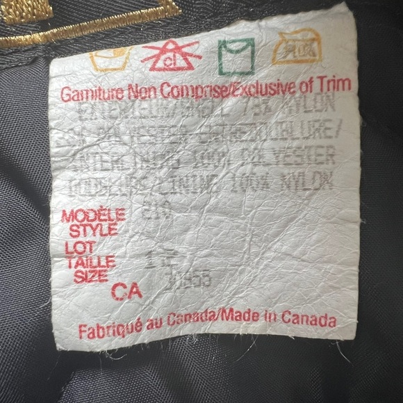 VALANGA BLUE WINTER COAT WARM VINTAGE WITH HOODIE COAT FAUX SHERPA WOMAN SIZE 12 - Picture 8 of 17